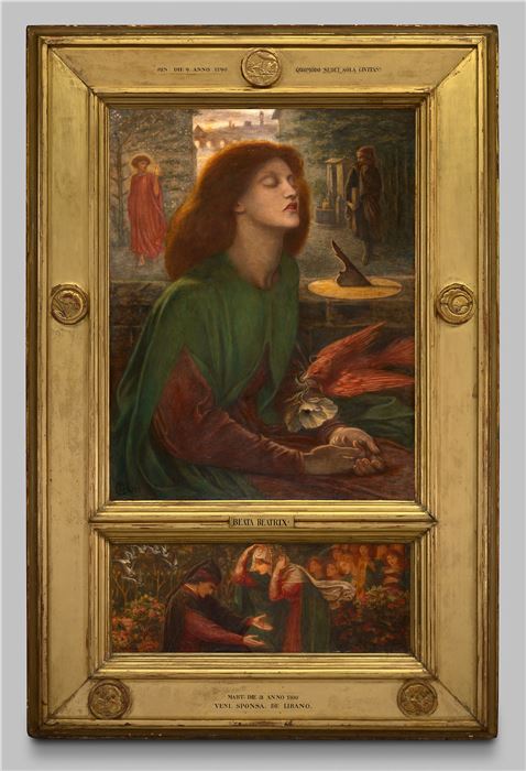 Dante Gabriel Rossetti, Beata Beatrix, Oil on canvas, 34 7/16" × 27 1/4", 1871–1872